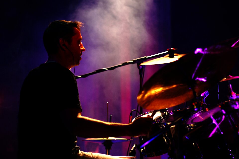 Drummer concert performance