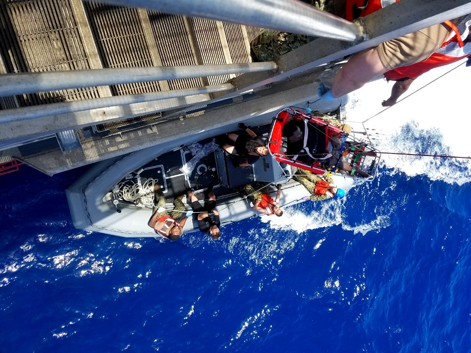 USNS Trenton Mariners in Distress Rescue