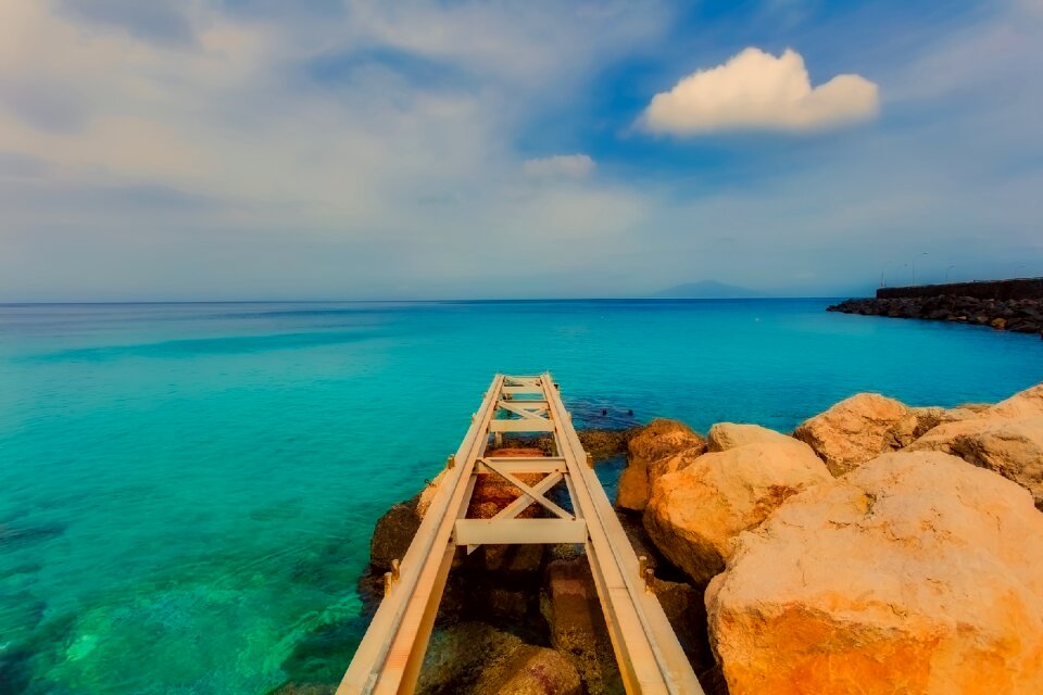 Clouds sea ocean