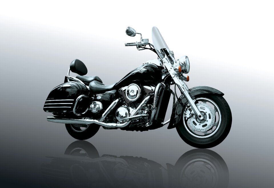 Chopper metal motorcycles