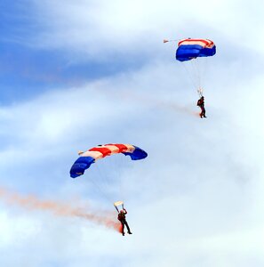 Celebration chute cloud