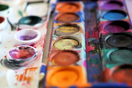 Paint pastel creativity