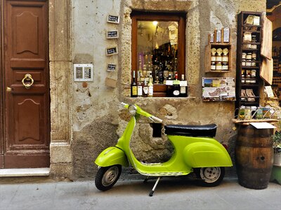 Motor scooter classic retro