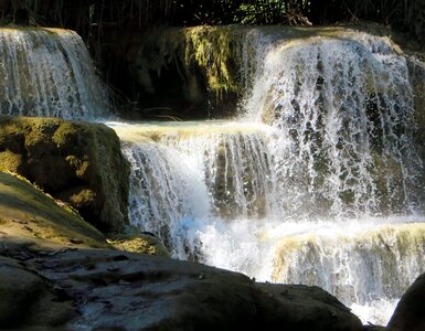 Cascade fall waterfall