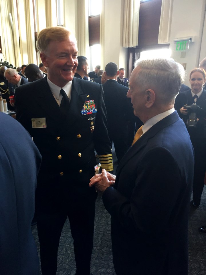 Adm. Foggo at ISS