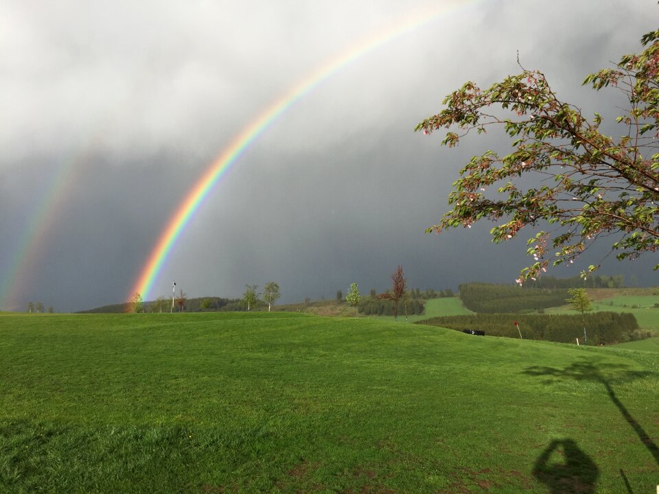 Rainbow golf course nature