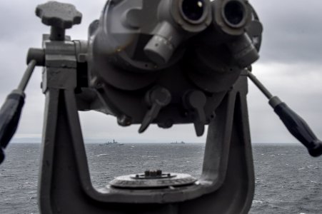 190401-N-JX484-190.FIRTH OF CLYDE (Apr. 1, 2019) The guide…