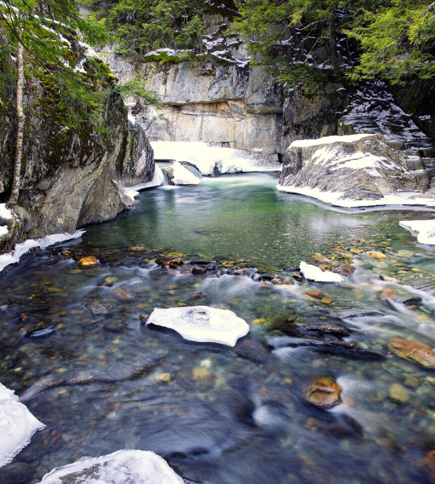 Natural winter nature