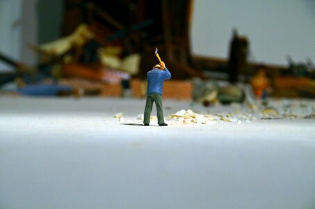 Art art installation miniature photo