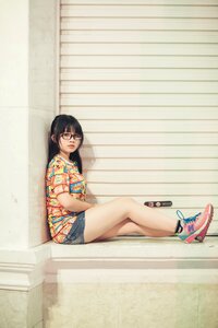 Fashion young female photo