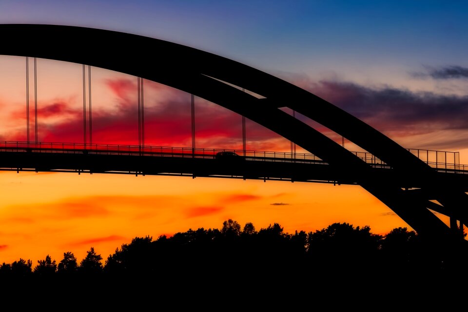 Sky clouds silhouette