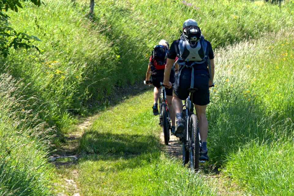 Cycling away leisure
