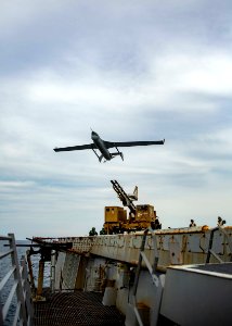 RQ-21 Launch from USS Arlington Feb. 18, 2019