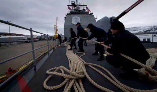 USS Leyte Gulf (CG 55) , Sailors, Ships, Norway, U.S. Navy… photo