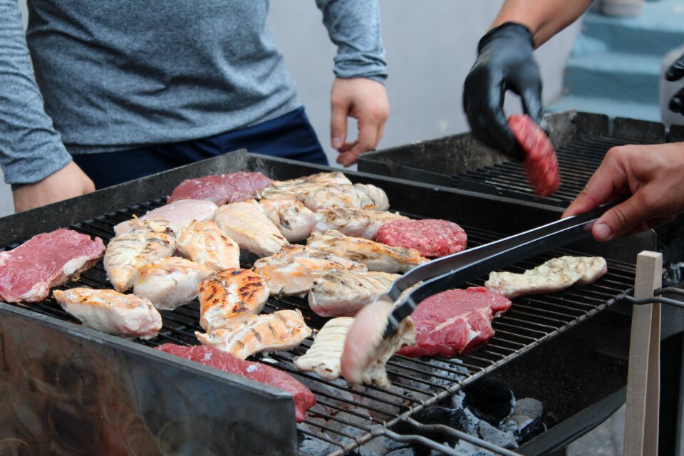 Pliers delicious meat