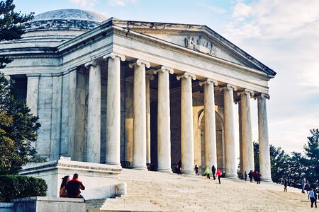 Capital city column photo