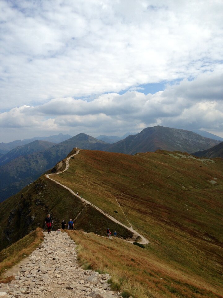 Tourism landscape western tatras