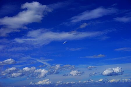 Flying clouds wind photo