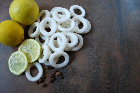 Lemons yellow white