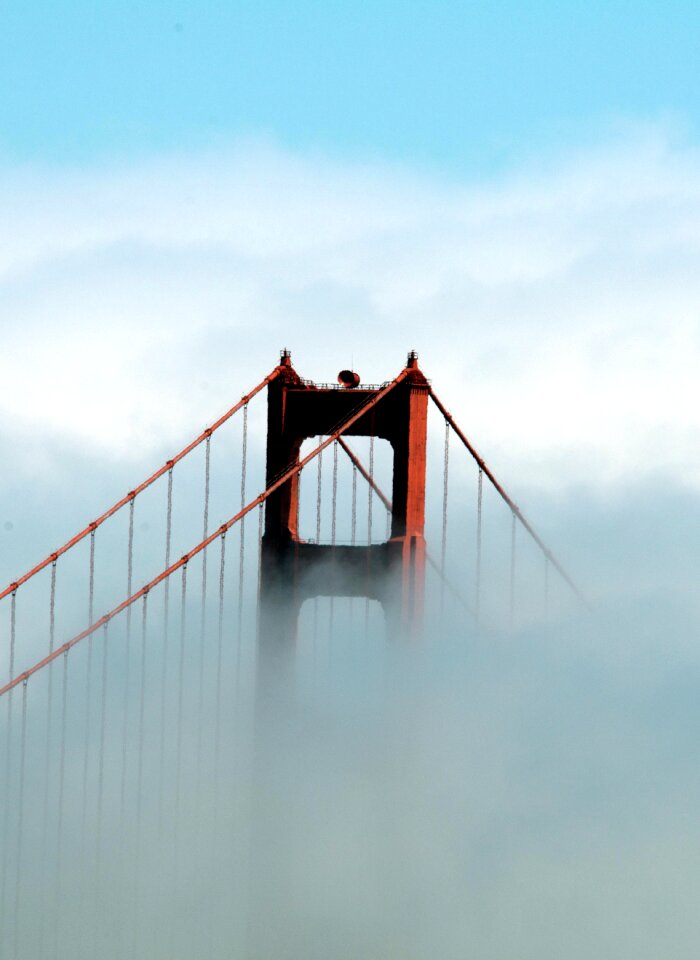 California frisco bridge photo