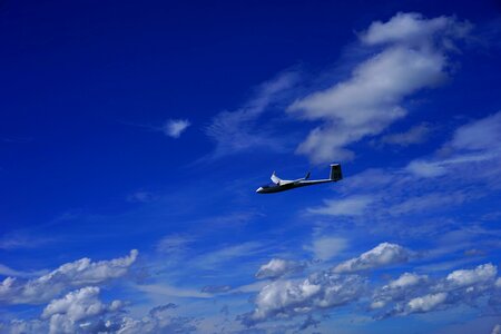 Flying clouds wind photo