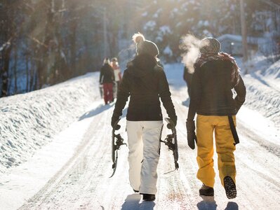 Hiking hike snow shoe photo