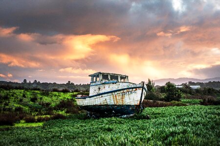 Fishing wooden boat fishing vessel