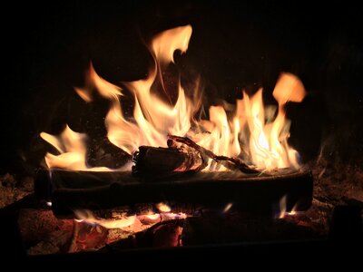 Fireplace mood light photo