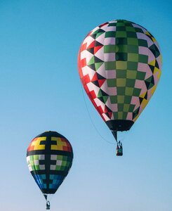 Flight fun hot air balloons