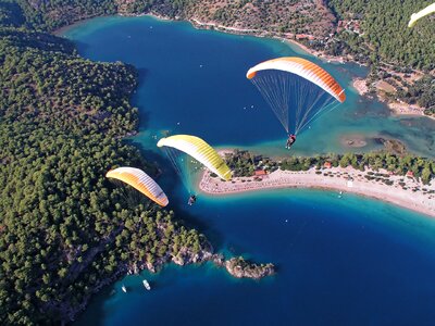 Air paraglider freedom photo