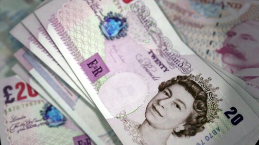 Bill cash 20gbp notes