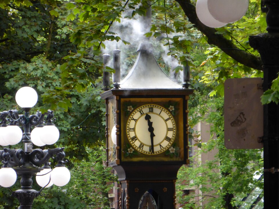Steam clock vancouver clock
