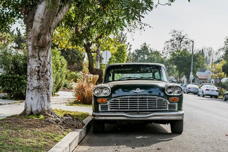 Vintage black headlights