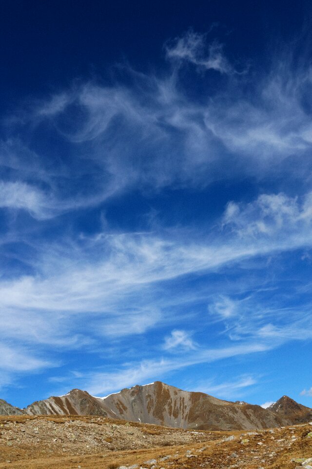 Mountain landscape sky langtaufers