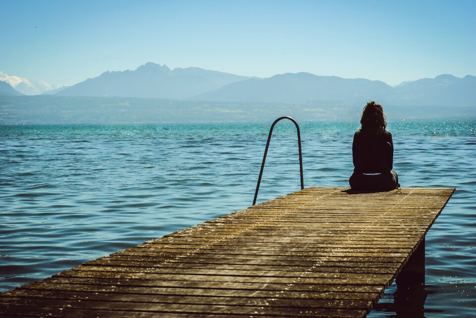 Outdoors person pier