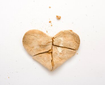 Broken valentine romantic