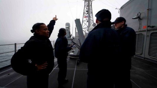 170908-N-HV059-077 NORWEGIAN SEA (Sept. 8, 2017) Fire Cont…