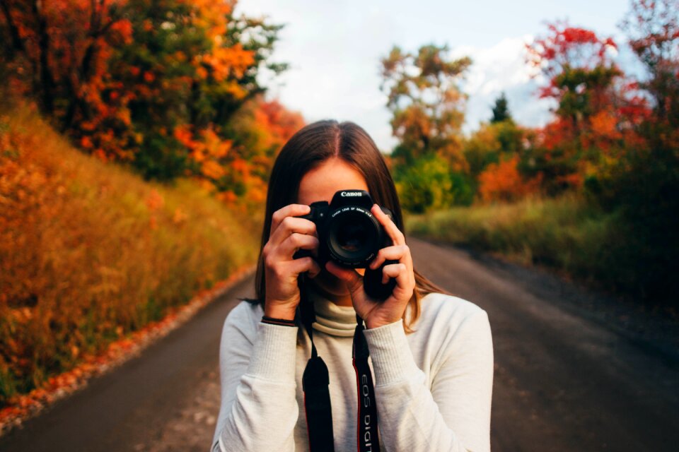 Lens person taking photo photo