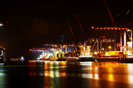 Hamburg port hanseatic elbe photo