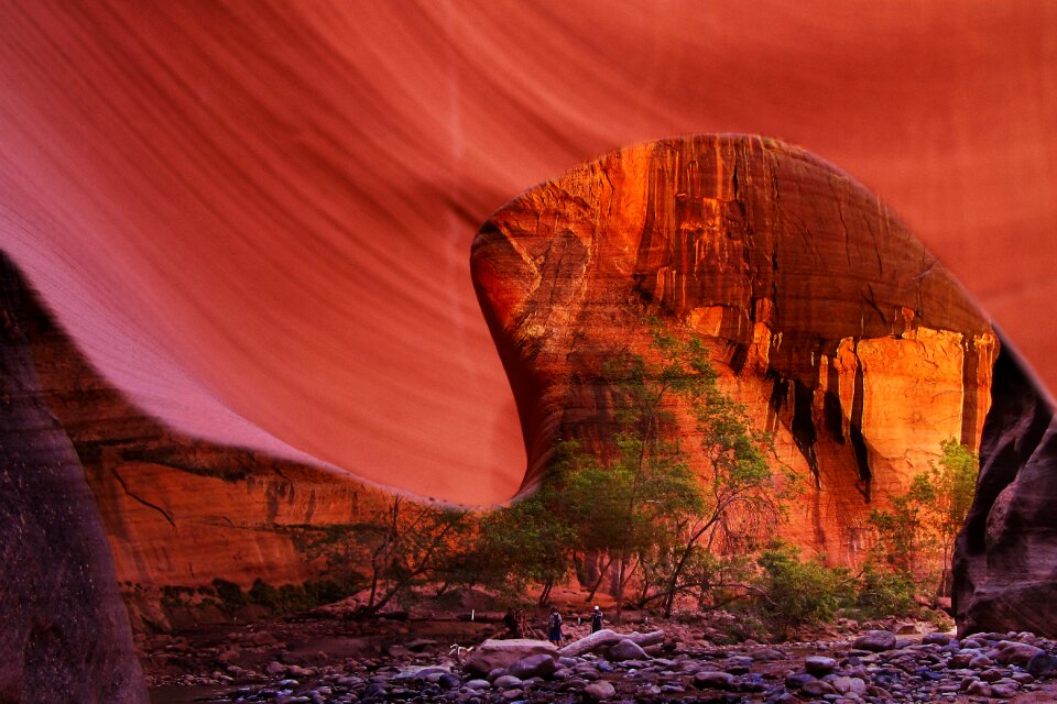 The narrows slot canyon sandstone