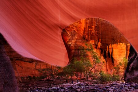 The narrows slot canyon sandstone