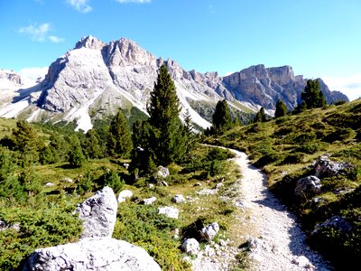 Mountains alpine panorama photo