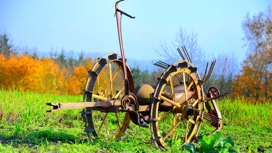 Autumn landscape agriculture