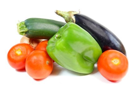 Vegetables tomatoes eggplant