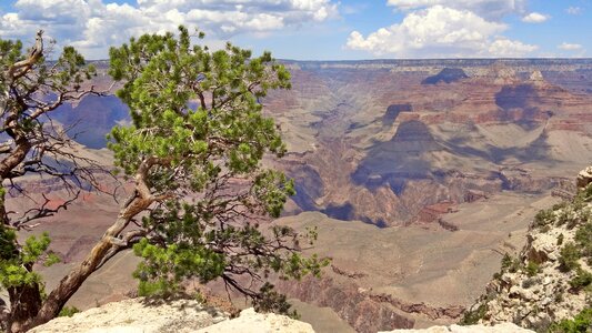 Clouds landscape canyon