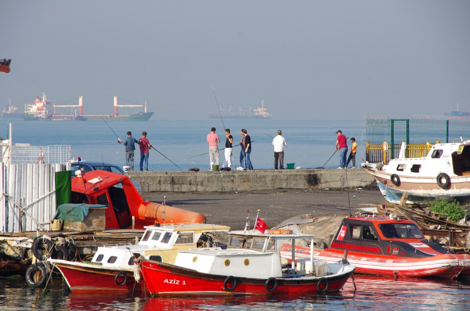 Boats ships morning