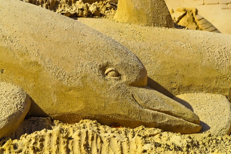 Sculpture sand statue