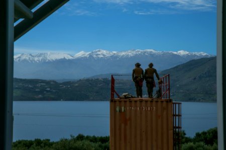 SOUDA BAY, GREECE (March 6, 2018) U.S. Marines assigned to…