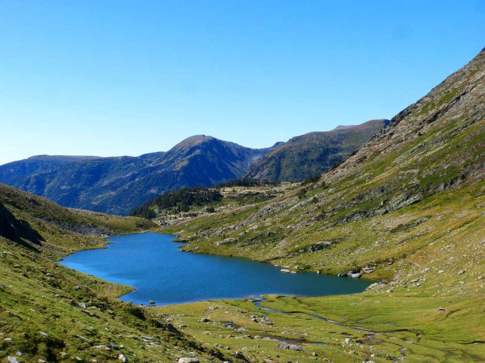 Port of tavascan pyrenee catalunya high mountain lake