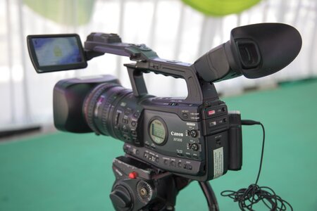 Professional video camera media photo
